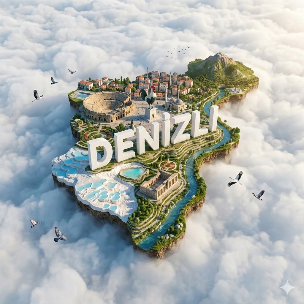 Floating City Island - Photoreal 4K Poster