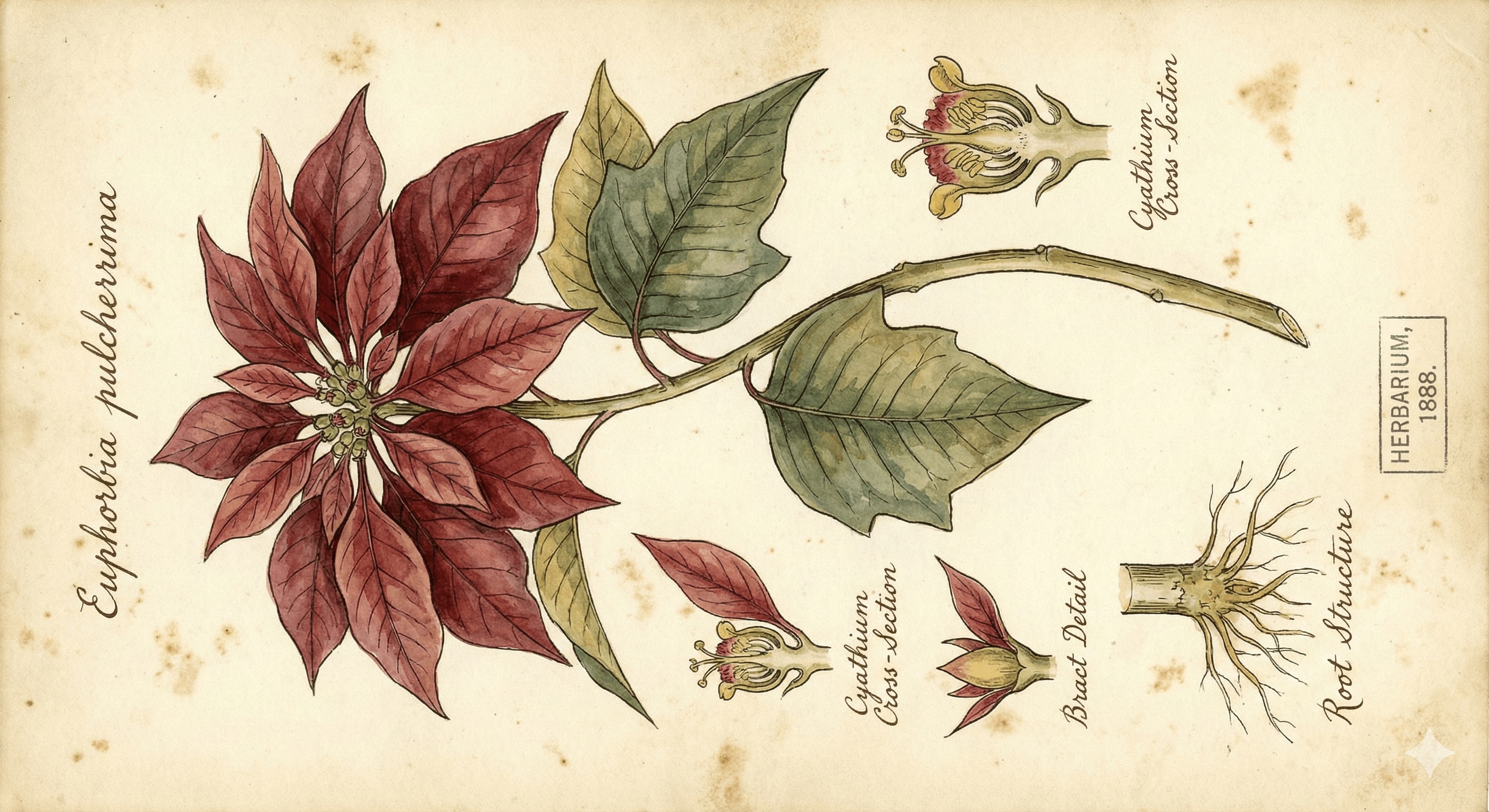 Vintage Botanical Illustration Generator