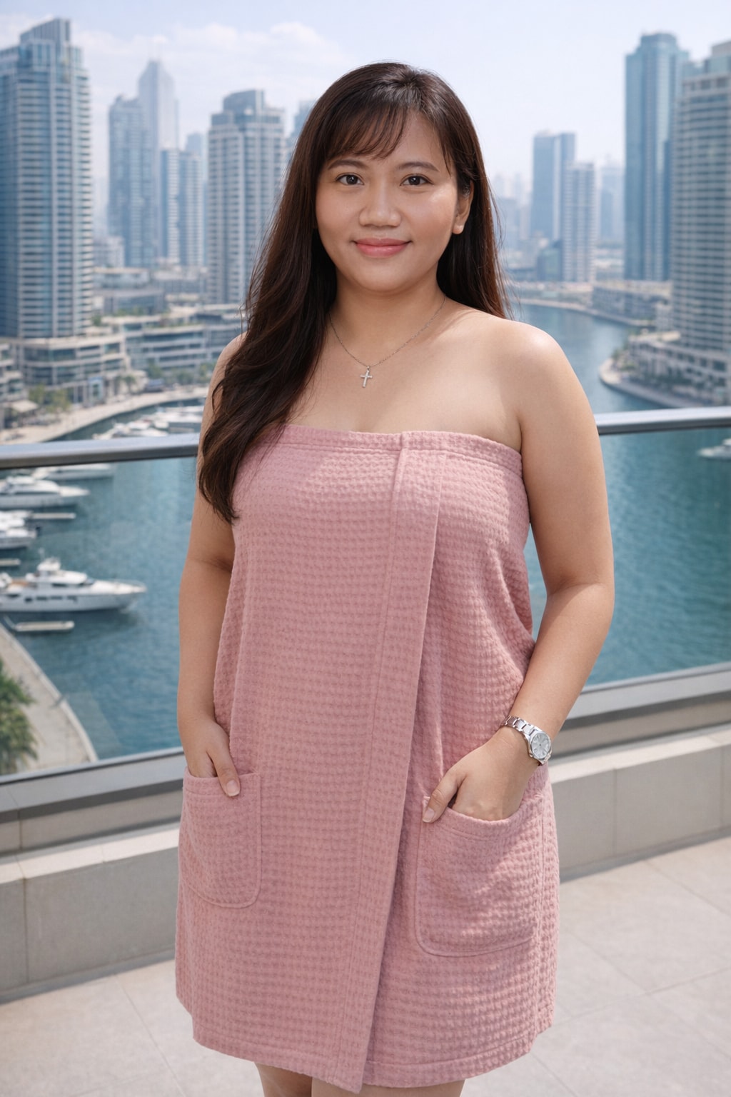 Elegant Urban Portrait of Indonesian Woman