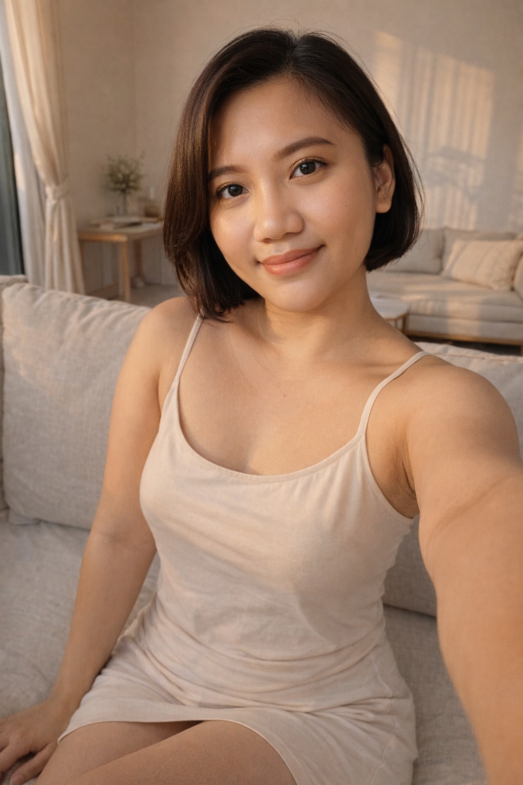 Influencer Lifestyle Portrait in Modern Lounge